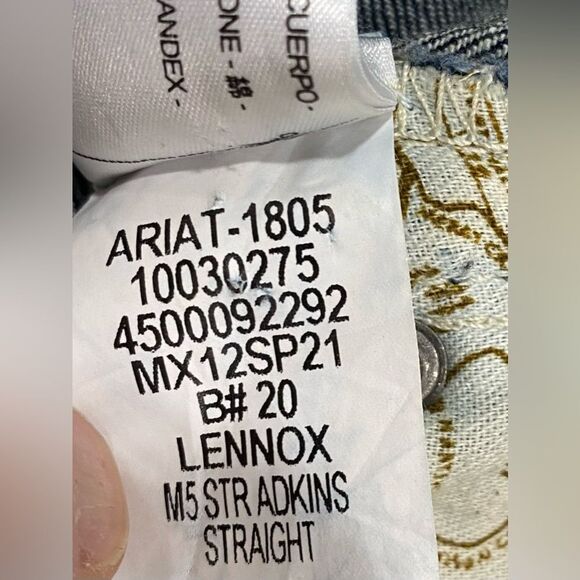 Ariat M5 Straight Fit Jeans Men’s 38x30 Dark Wash Stretch Denim. LNWO Tags - Picture 6 of 13